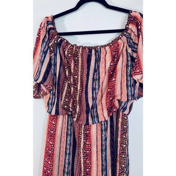 City Triangle Women Pink & Blue Romper Skirt Large - Picture 4 of 5